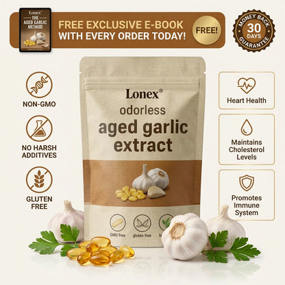 Extrait d’Ail Vieilli – Gélules Inodores 7500 mg